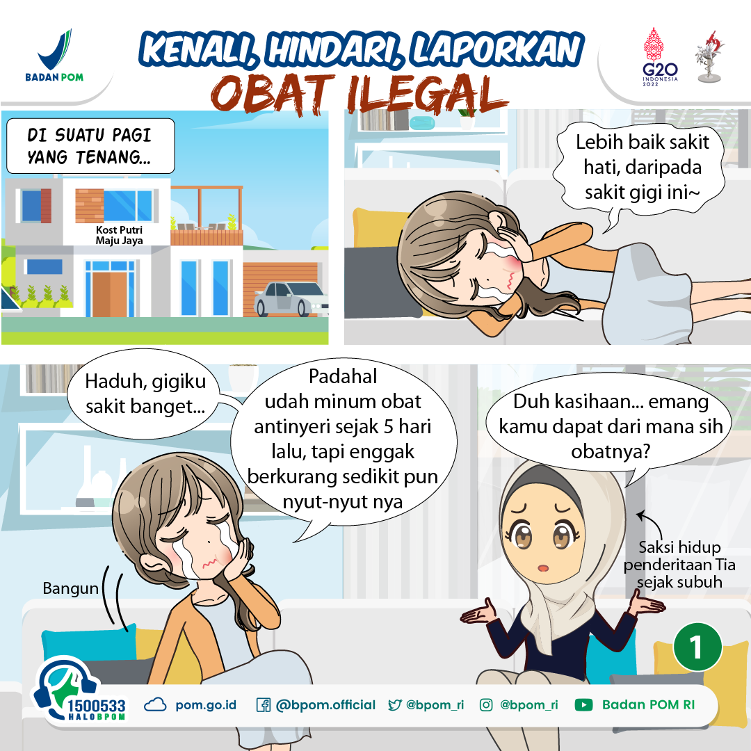 Kenali, Hindari, Laporkan Obat Ilegal