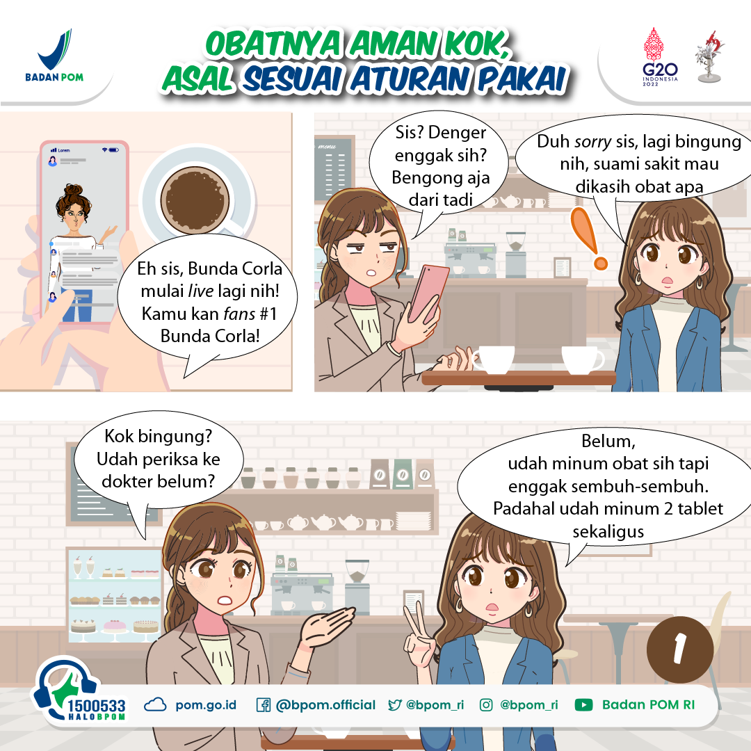 Obatnya Aman Asal Sesuai Aturan Pakai