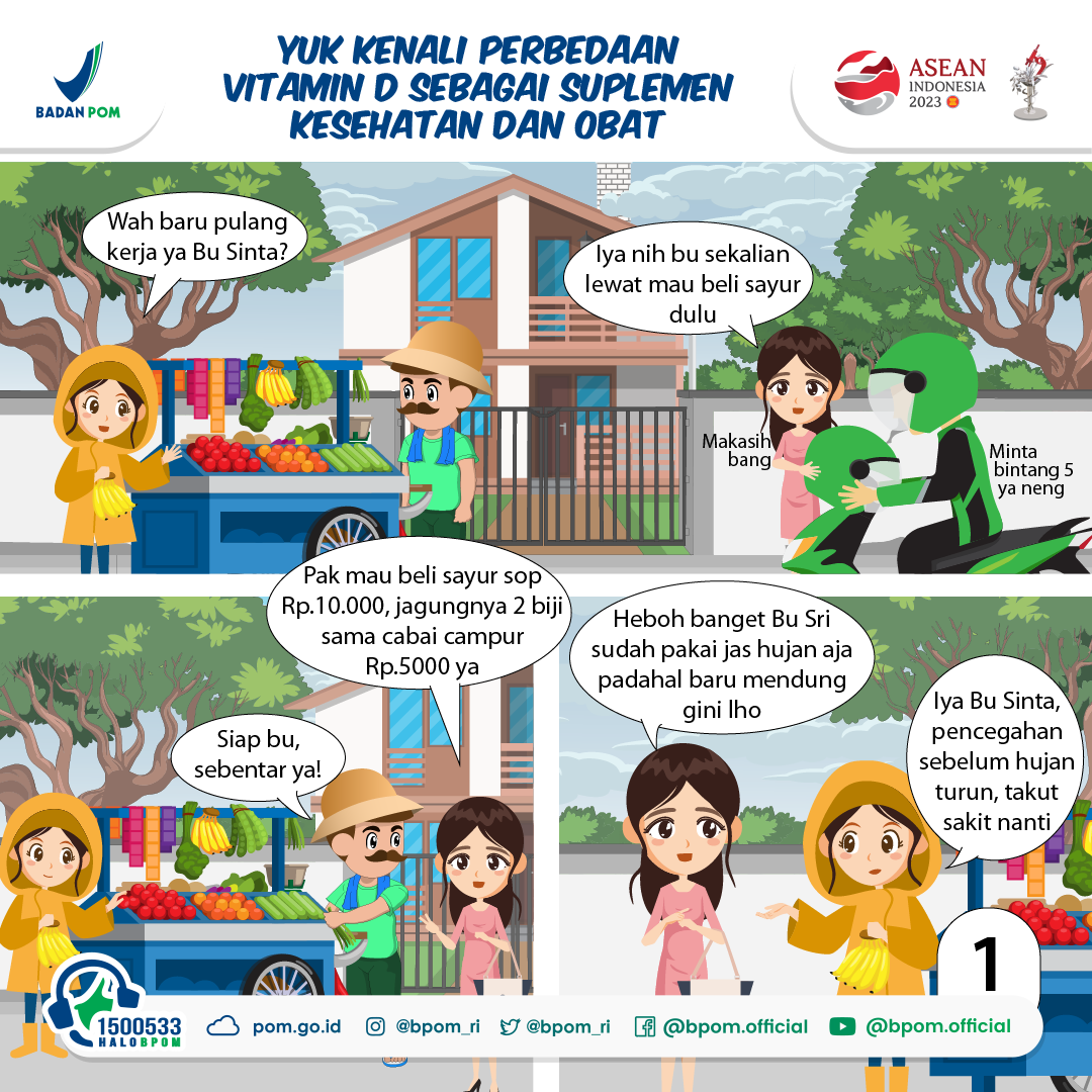 Yuk Kenali Perbedaan Vitamin D Sebagai Suplemen Kesehatan dan Obat