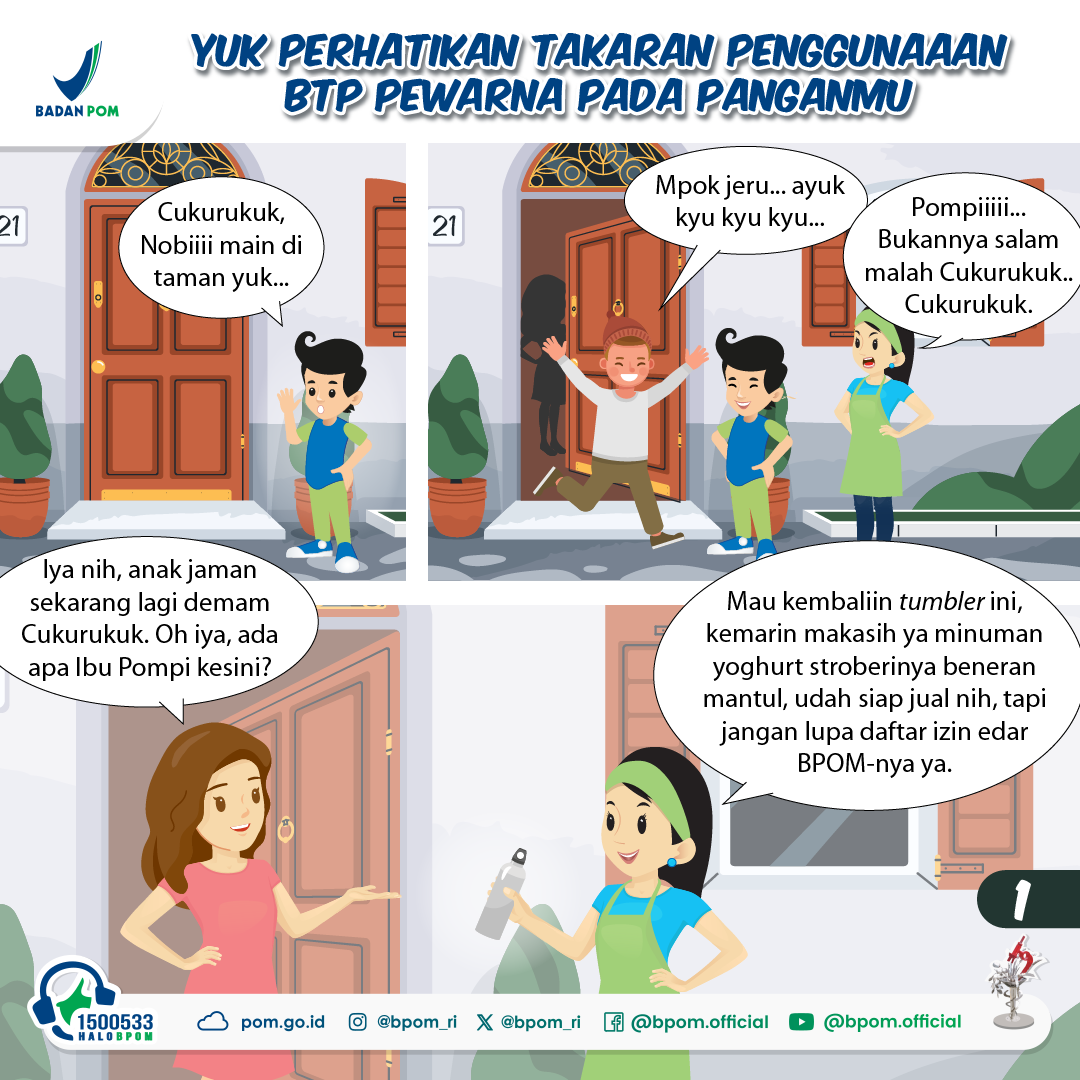 Yuk Perhatikan Takaran Penggunaan BTP Pewarna Pada Panganmu